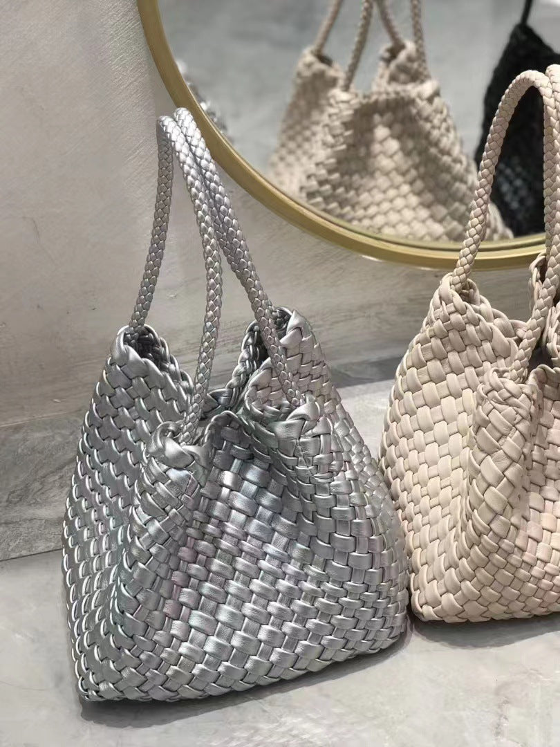 Design Hand-woven Dumpling Making High-grade Hand Women's Shoulder Bag