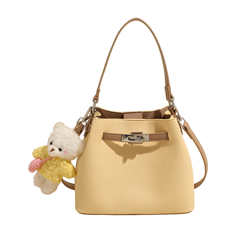 Women's Simple Spring Commuter High Sense Large Bucket Bags