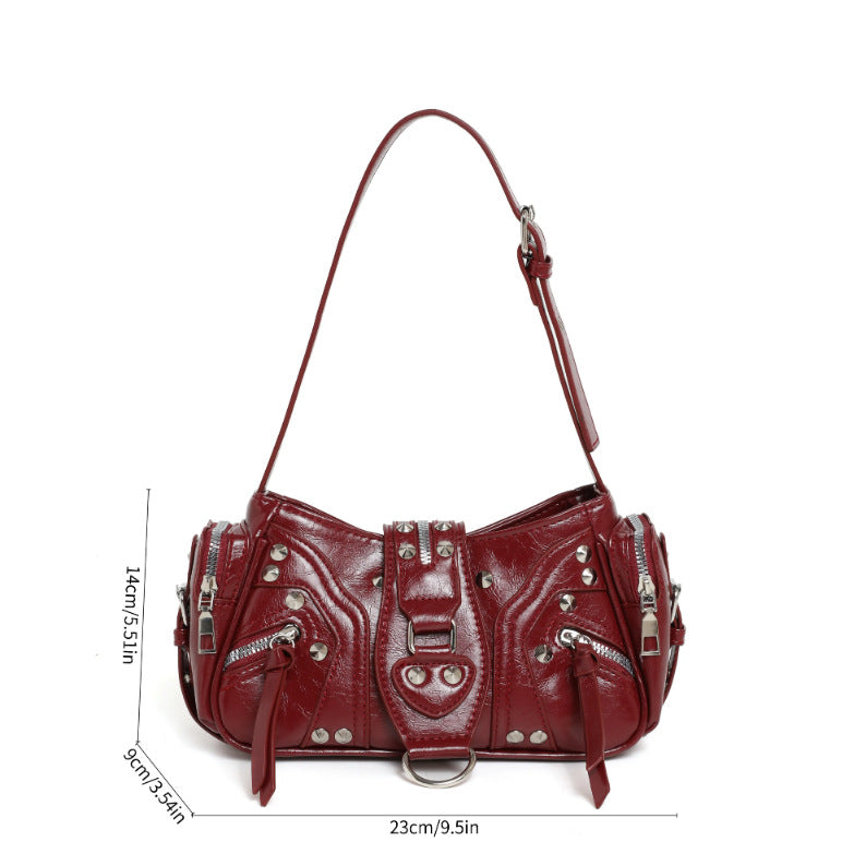 Motorcycle Female Hot Style Commuter Underarm High-grade Women's Shoulder Bag