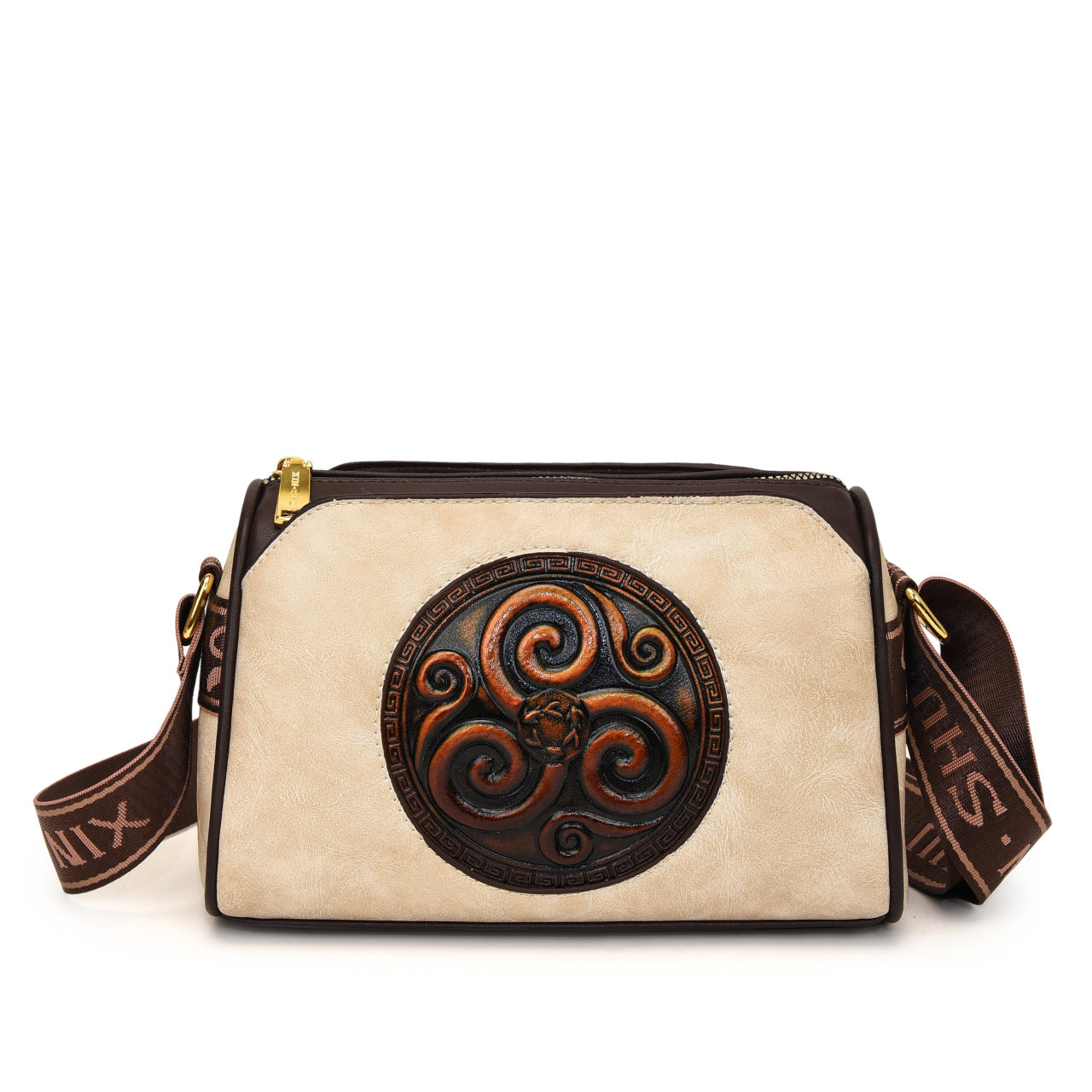 Women's Artistic Texture Retro Commute Leisure Large Bags