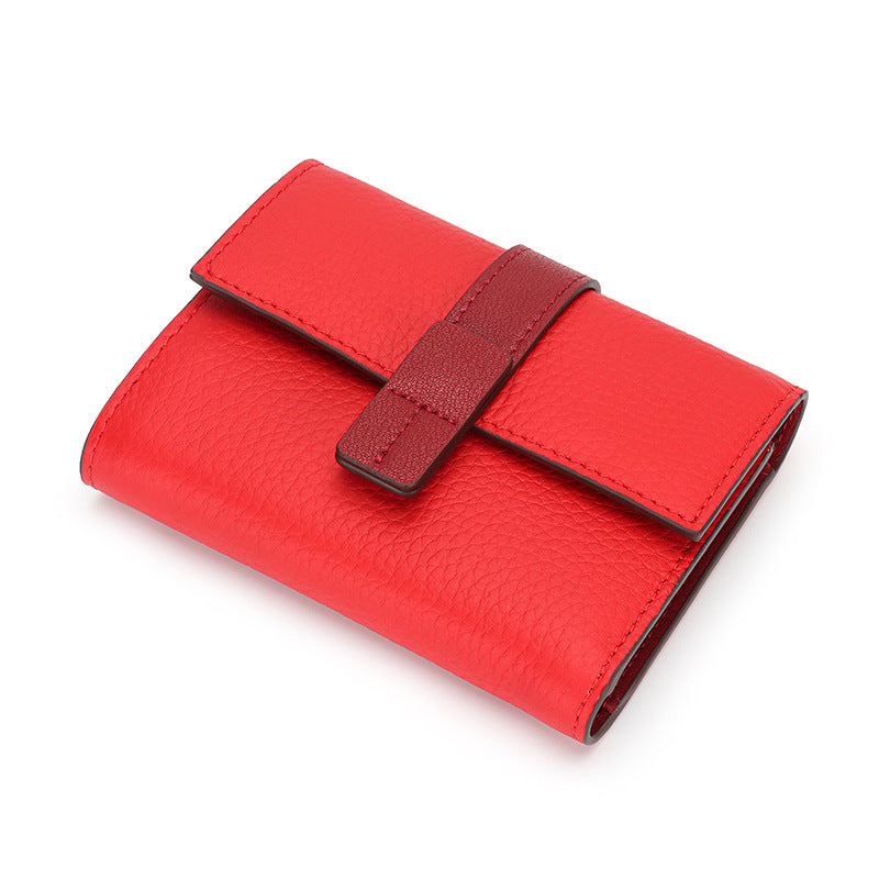 Women's Trifold Large Capacity Zipper Pocket Fashion Ladies Wallet
