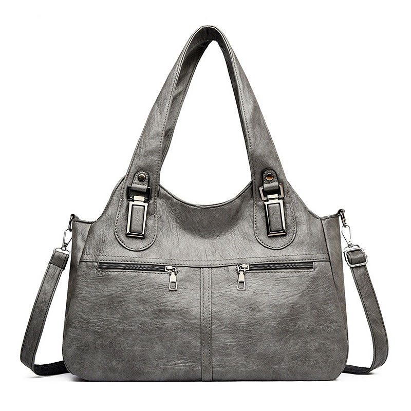 Women's Retro Large Capacity Portable Niche Simple Women's Shoulder Bag