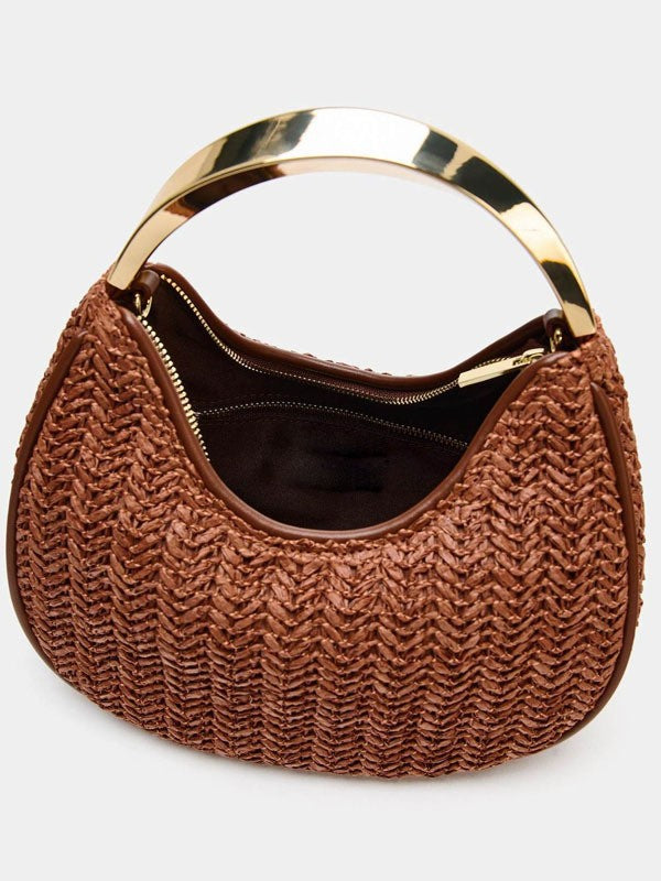Women's High-grade Portable Banquet Metal Dumpling Design Light Women's Handbag