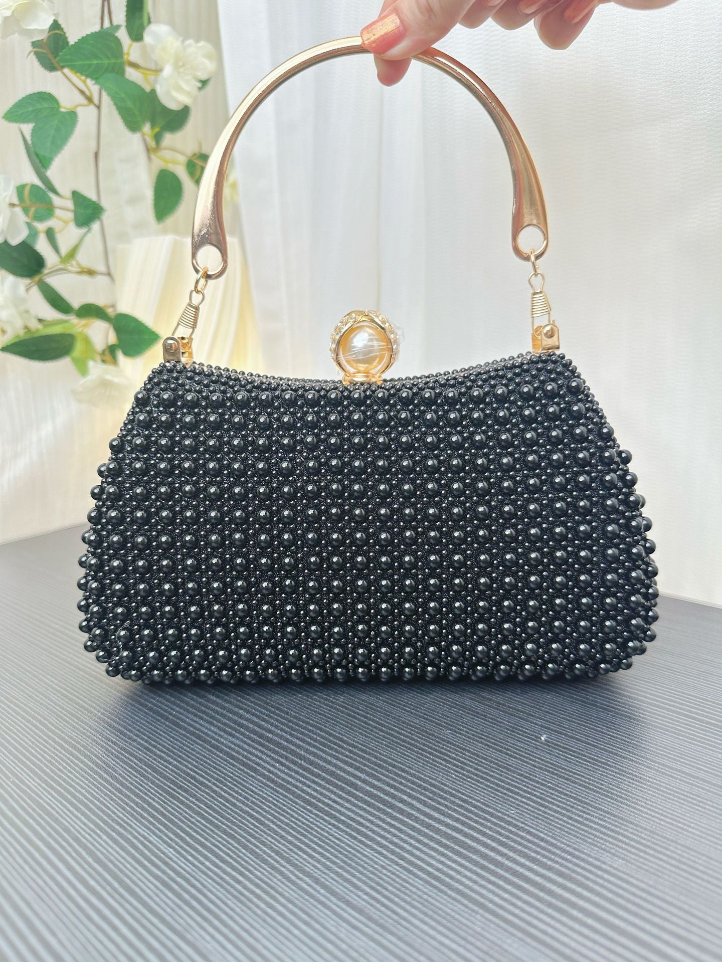 Comfortable Trendy Elegant Pearl Dress Party Bags