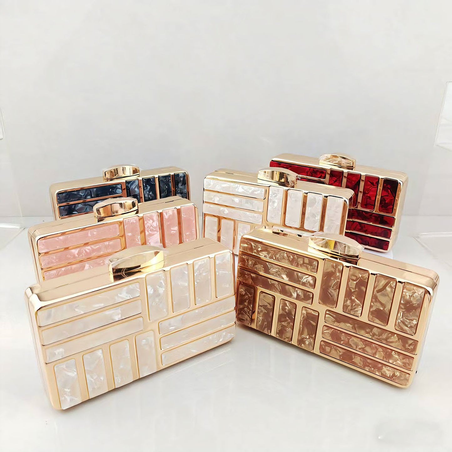 Popular Beautiful Acrylic Summer Versatile Banquet Shoulder Bags