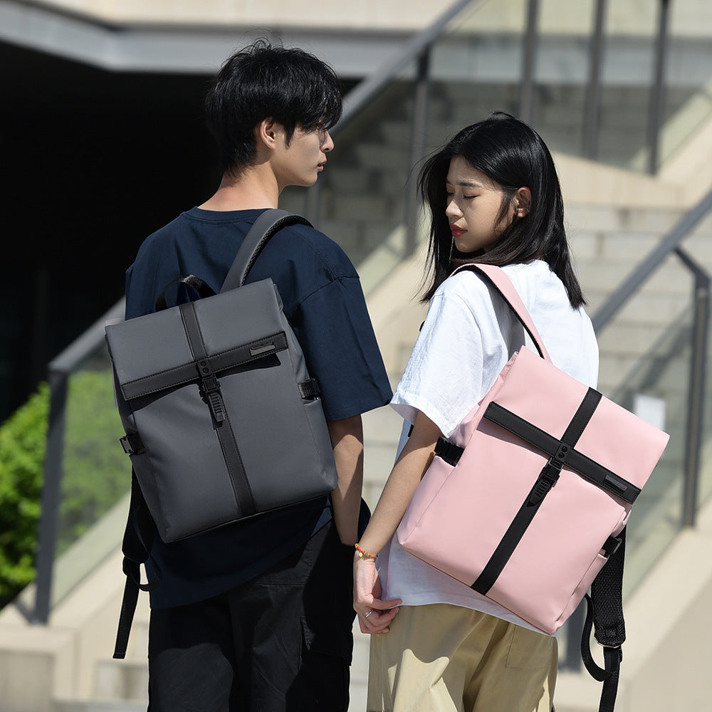 Women's & Men's Commute Solid Color Computer Large Capacity For Travel Bags