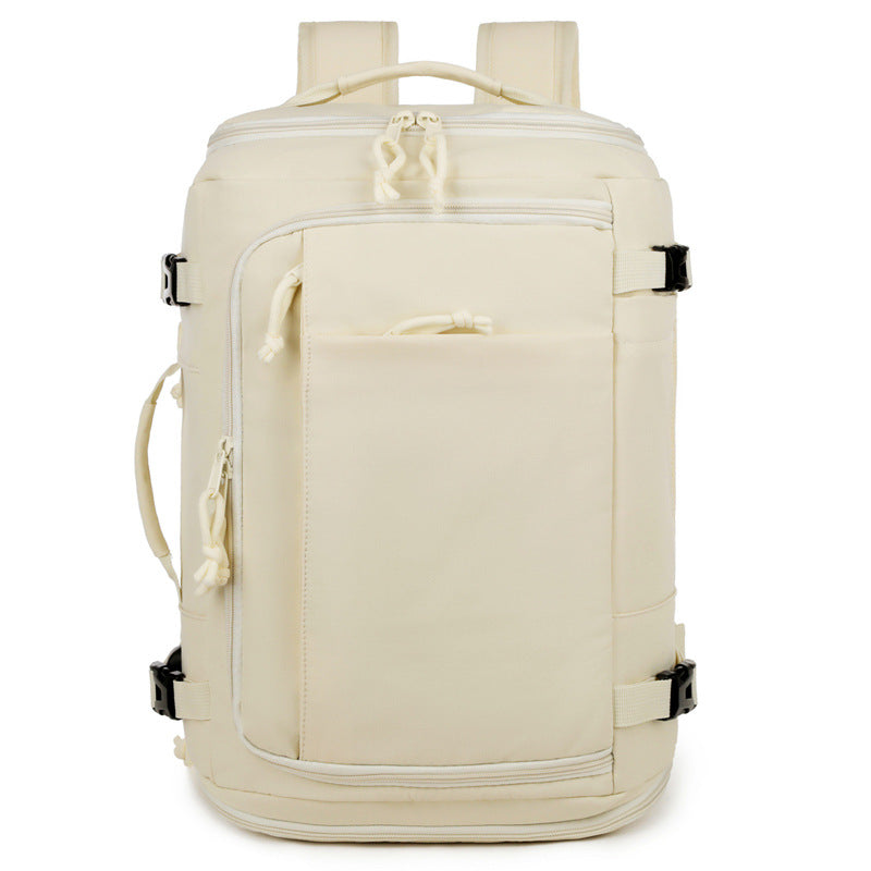 Large Capacity Simple Solid Color Oxford Business Backpack
