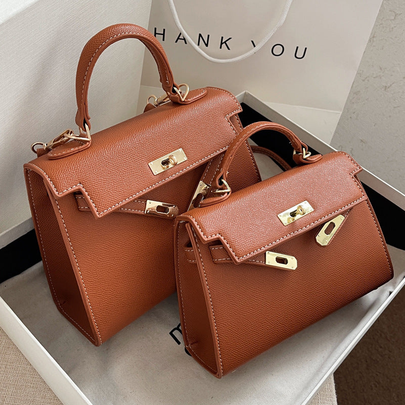 Women's Advanced Texture Portable Retro Kelly Women's Shoulder Bag