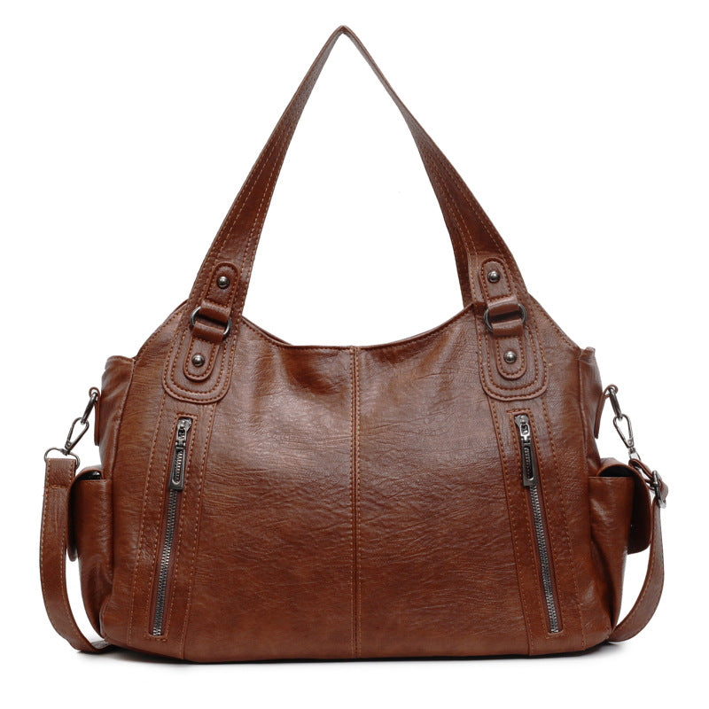 Women's Trendy Simple Retro Personality Large Capacity Women's Shoulder Bag