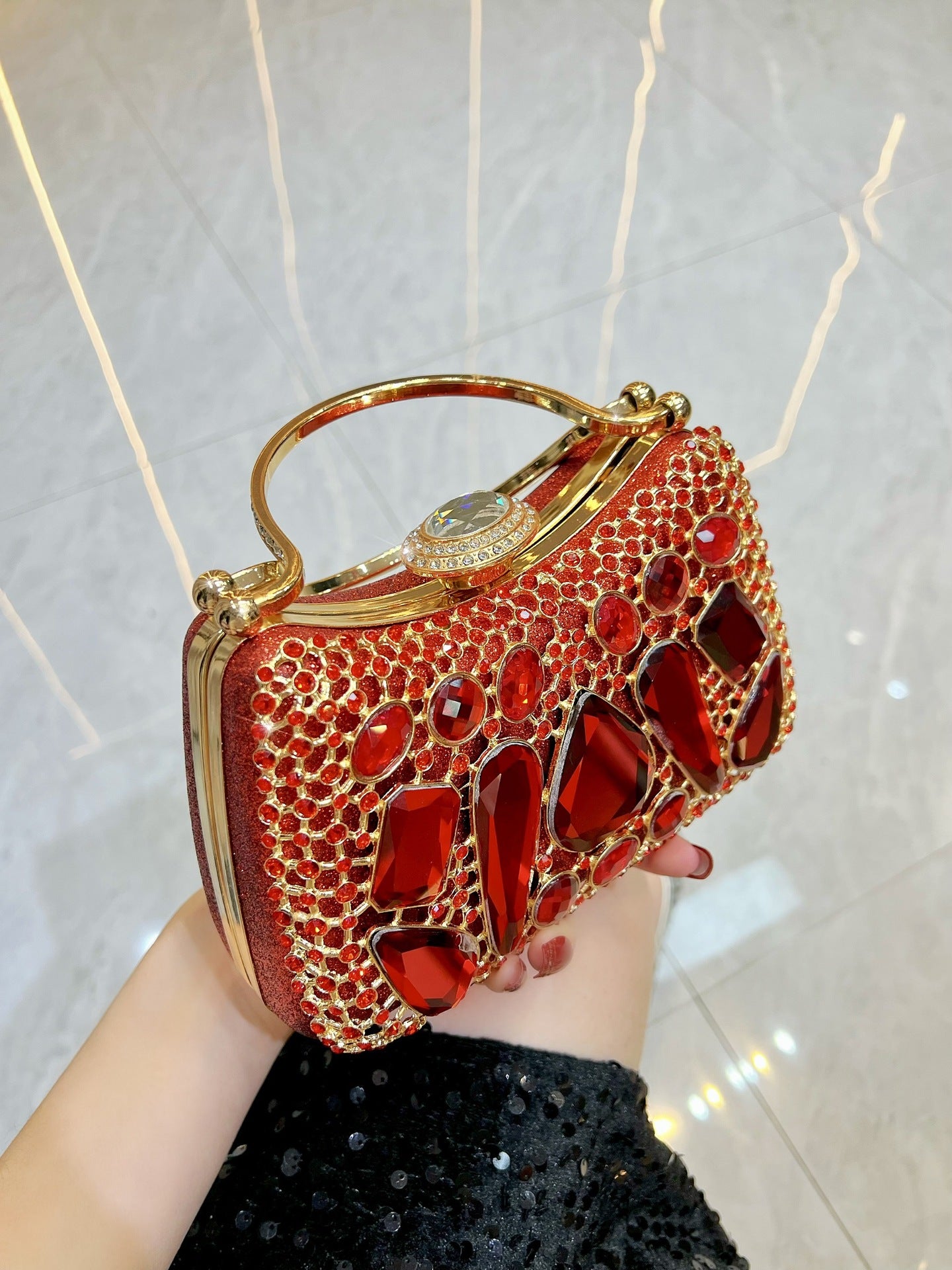 Women's Luxury Exquisite French Diamond High Sense With Bags