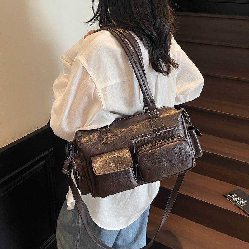 Women's Retro Large Capacity Summer High-grade Fashion Tote Bag
