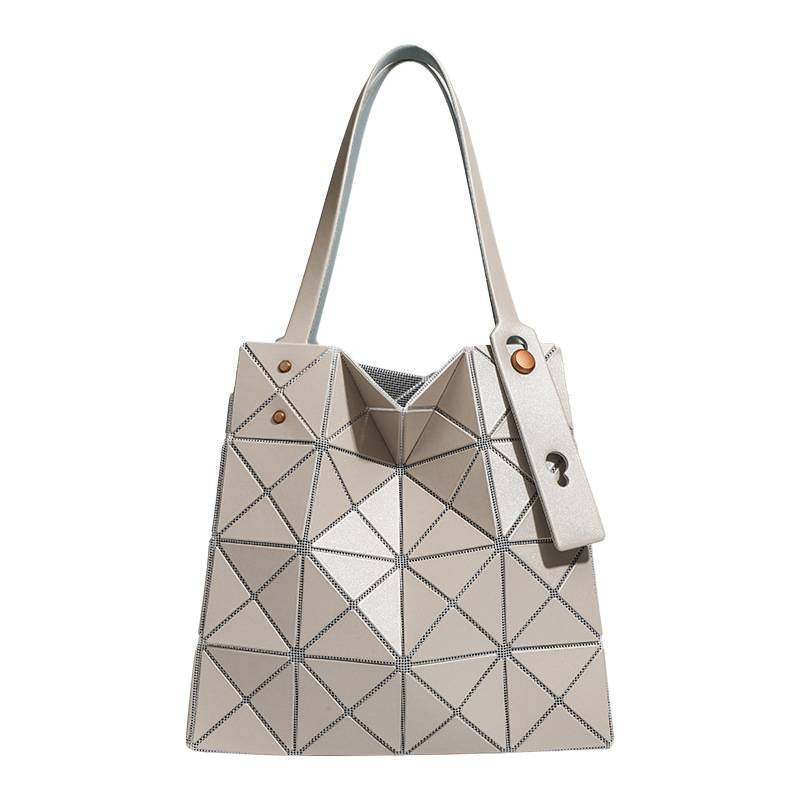 Color Nail Diamond Box Geometric Rhombus Versatile Tote Bag