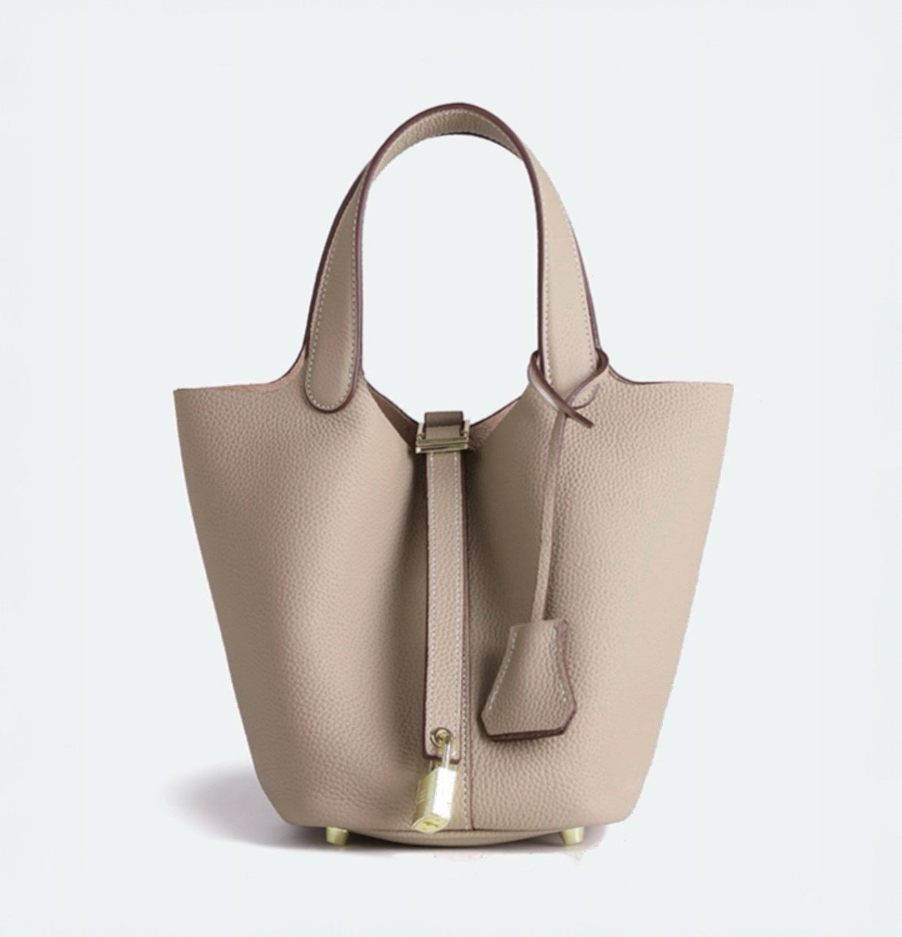 Women's Version First Layer Cowhide Vegetable Basket Lychee Bags