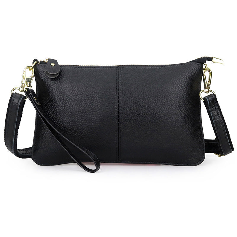 Women's Cowhide Fashion Clutch Soft Leather Women's Messenger Bag