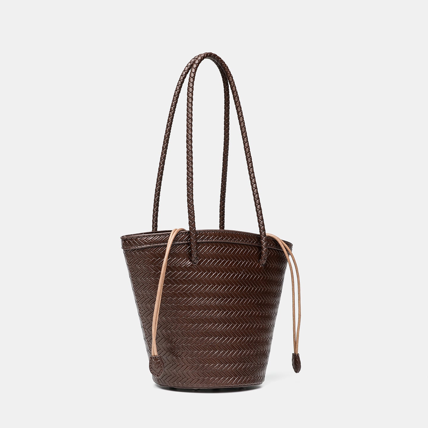 Autumn Niche High-grade Woven Vegetable Basket Simple Commute Portable Women's Shoulder Bag