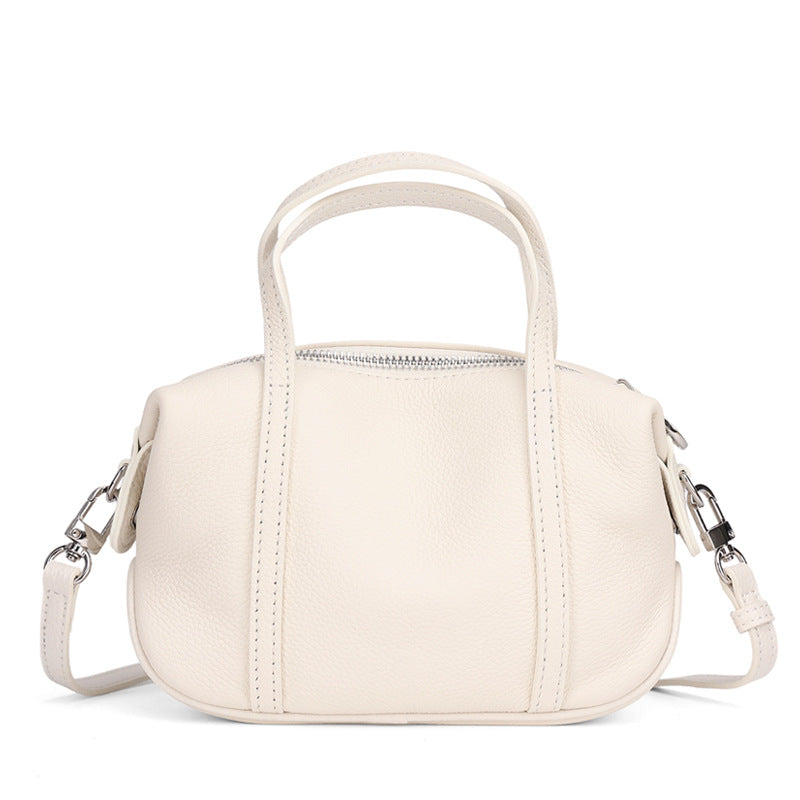 Women's Pillow Soft Leather Boston Genuine Large Handbags