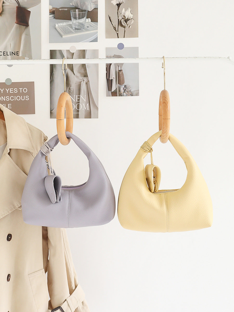 Women's Commuter Carrying Cute Lychee Pattern Soft Leather Women's Handbag