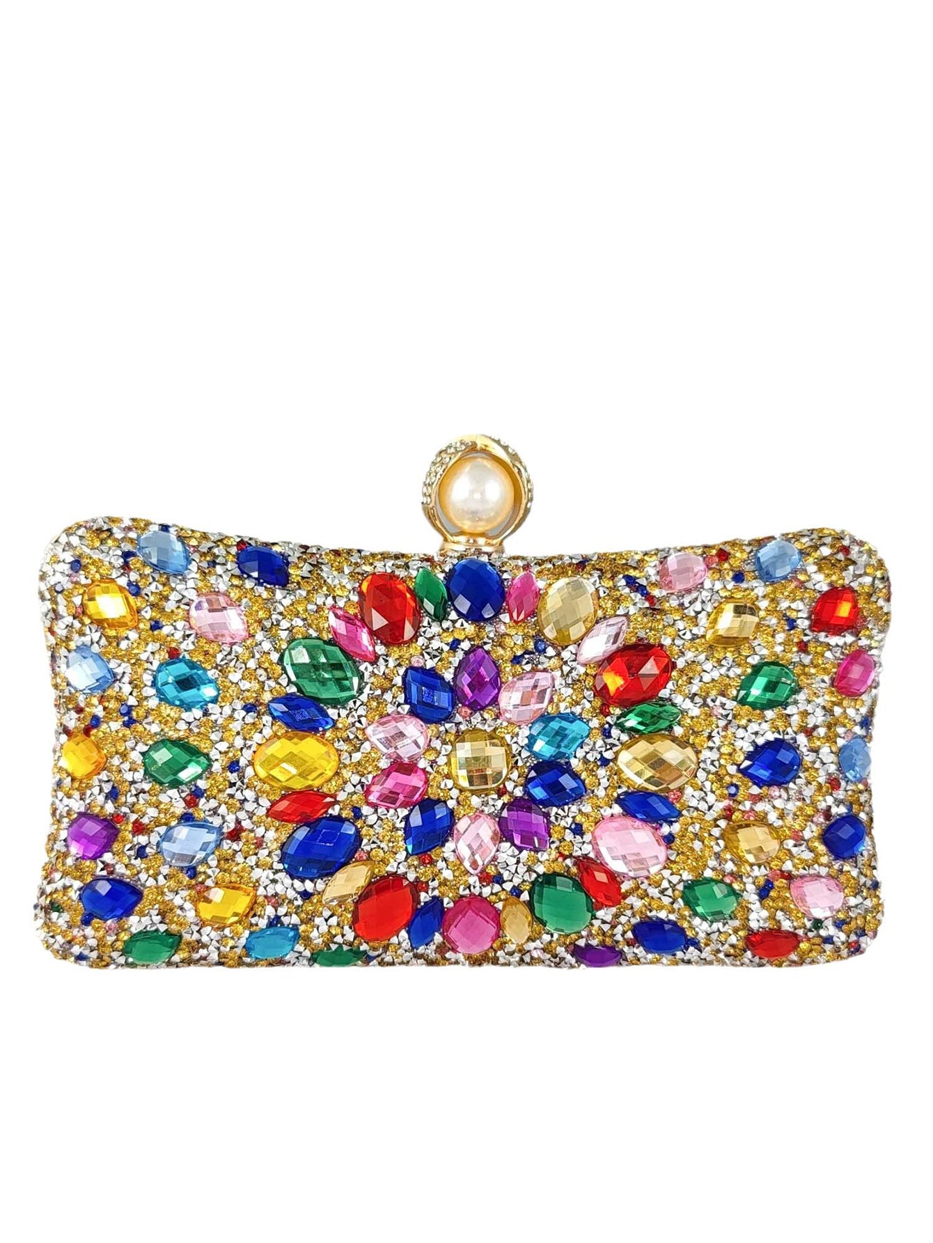 Women's Sunflower Fashion Banquet Clutch Dress Diamond Evening Bags