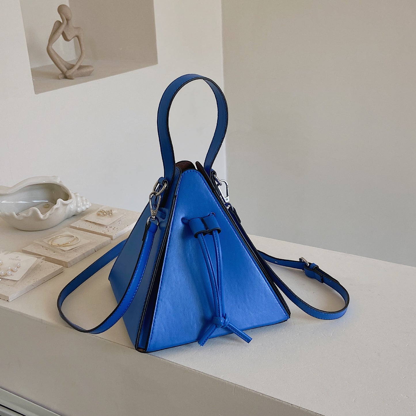 Creative Women's Spring Fashion Triangle Rhombus Bags