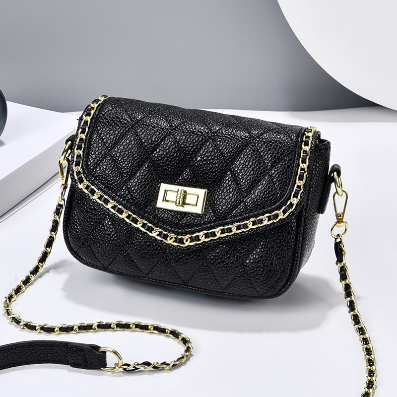 Women's Diamond Pattern Stylish Simple Versatile Design Women's Messenger Bag