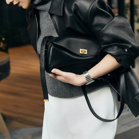 Spring Style Leather Affordable Luxury Fashion Underarm Simple Women's Shoulder Bag