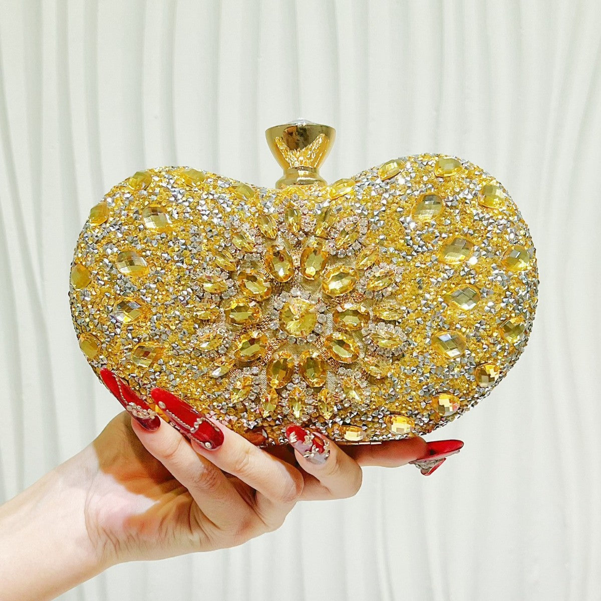 Women's Wedding Clutch Flower Portable With Cheongsam Dinner Bag