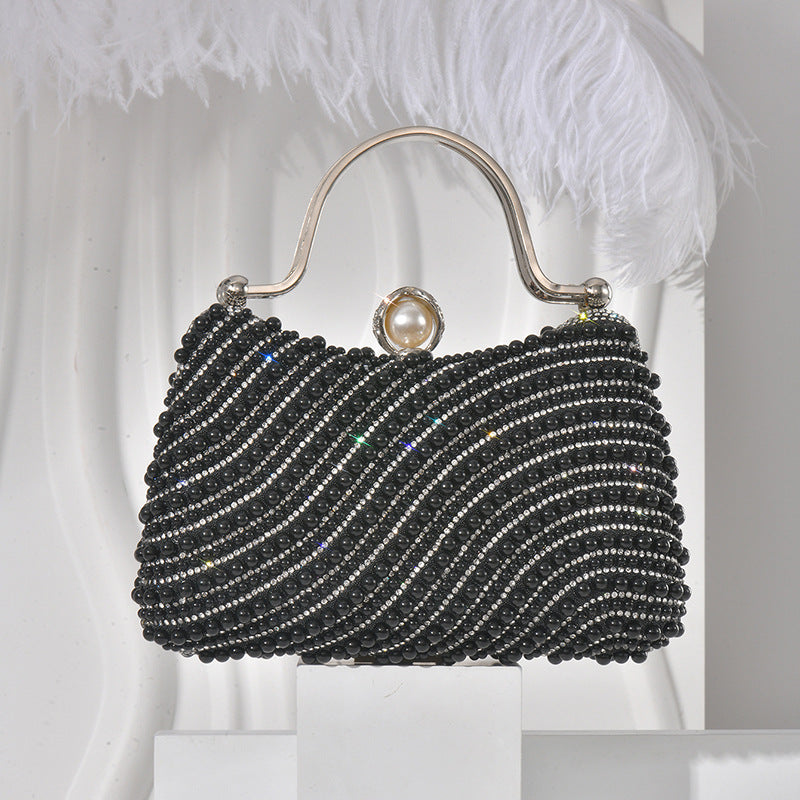 Slouchy Fashion Pearl High Sense Underarm Bags