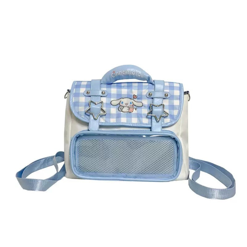 Women's Korean Cartoon Big Ear Dog Design Cute Barlow Valley Bags