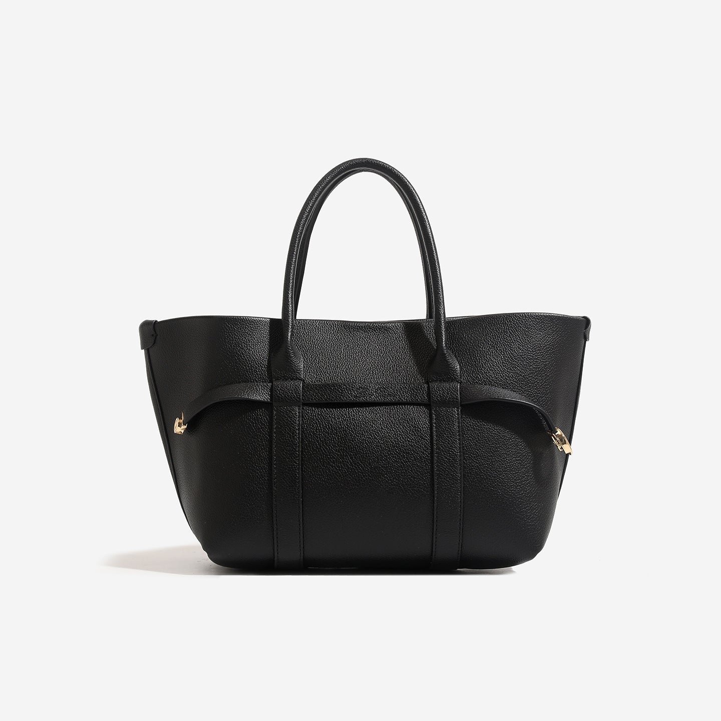 Women's Large Capacity Stitching Genuine Leather Vegetable Basket Commuter Fashion Women's Handbag