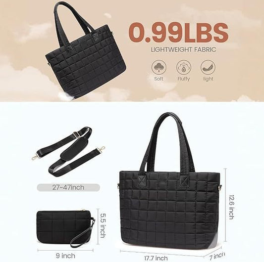 Women's Tuck Cotton Lightweight Waterproof Yoga Fitness Rhombus Women's Shoulder Bag