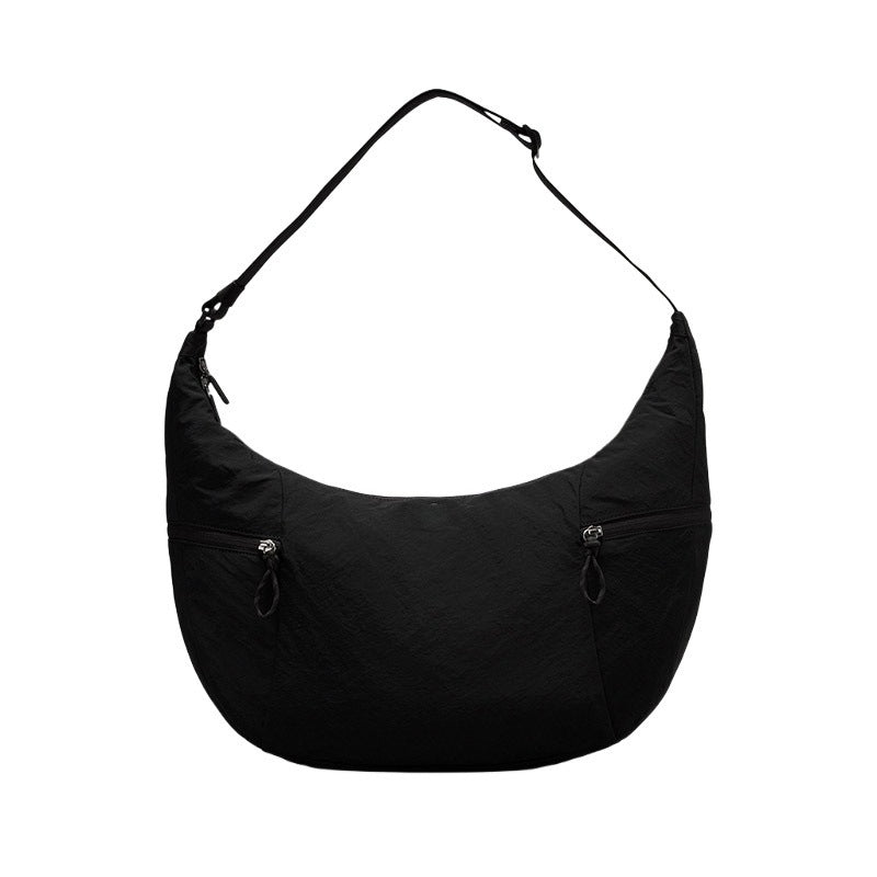 Unique Croissant Large Capacity Commuter Dumpling Shoulder Bags