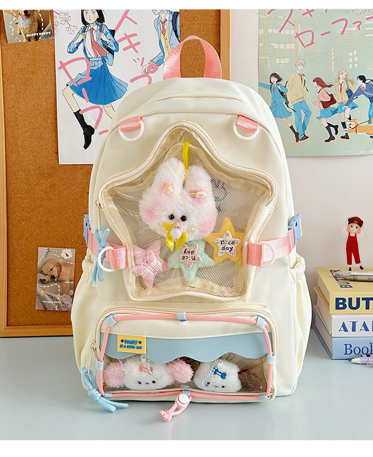Good-looking Early The Campus Of Cartoon Bags
