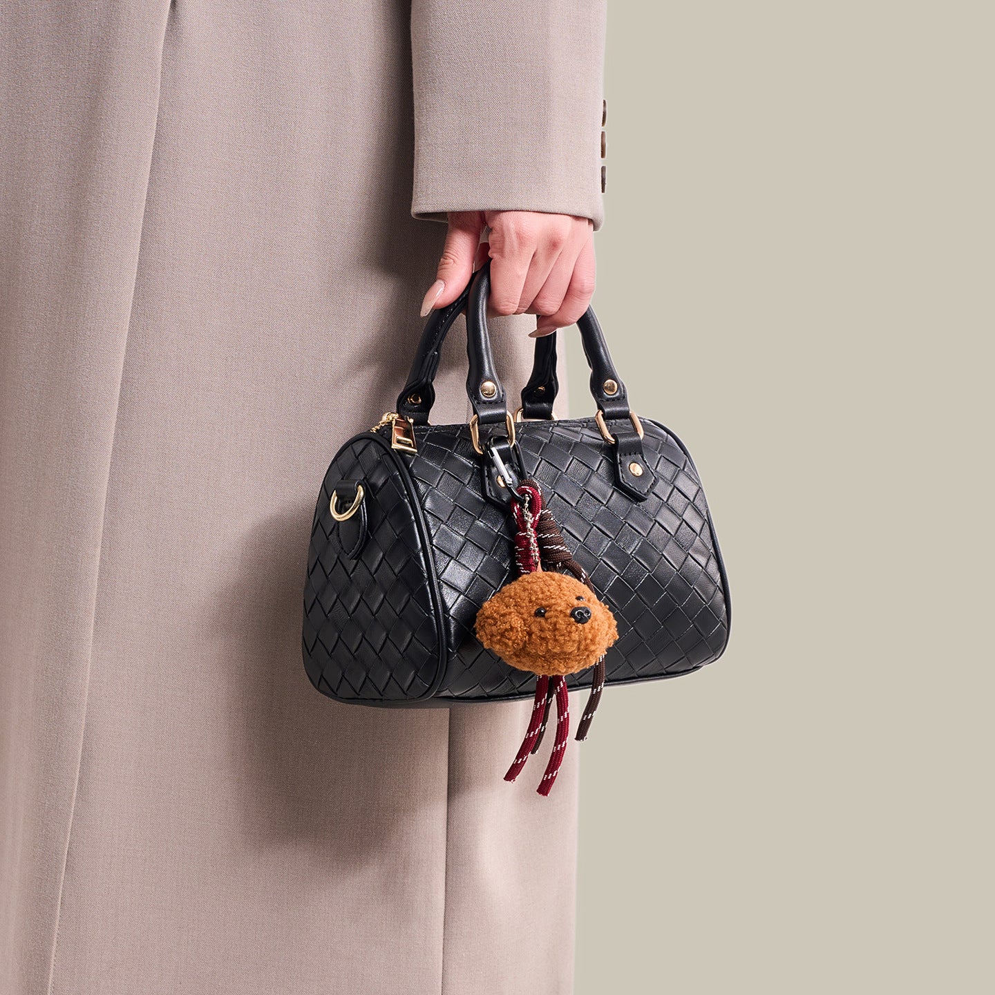 Women's Simple Summer Hand Holding Mom Style Large Women's Shoulder Bag