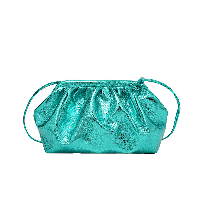 Textured Shell Autumn Advanced Texture Clip Pleated Bags