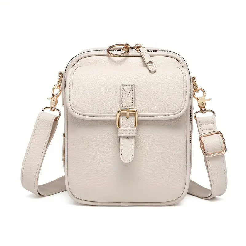 Beautiful Durable Leather Retro Clutch Mobile Women's Shoulder Bag