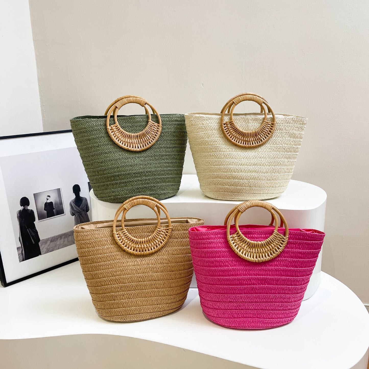 Minority Woven Vegetable Basket Affordable Luxury Tote Bags