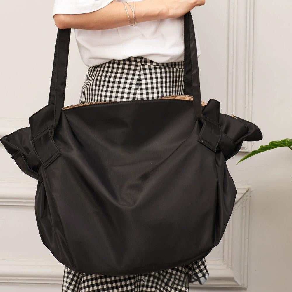 Women's Nylon Camping Lightweight Fashion Commuter Tote Bags
