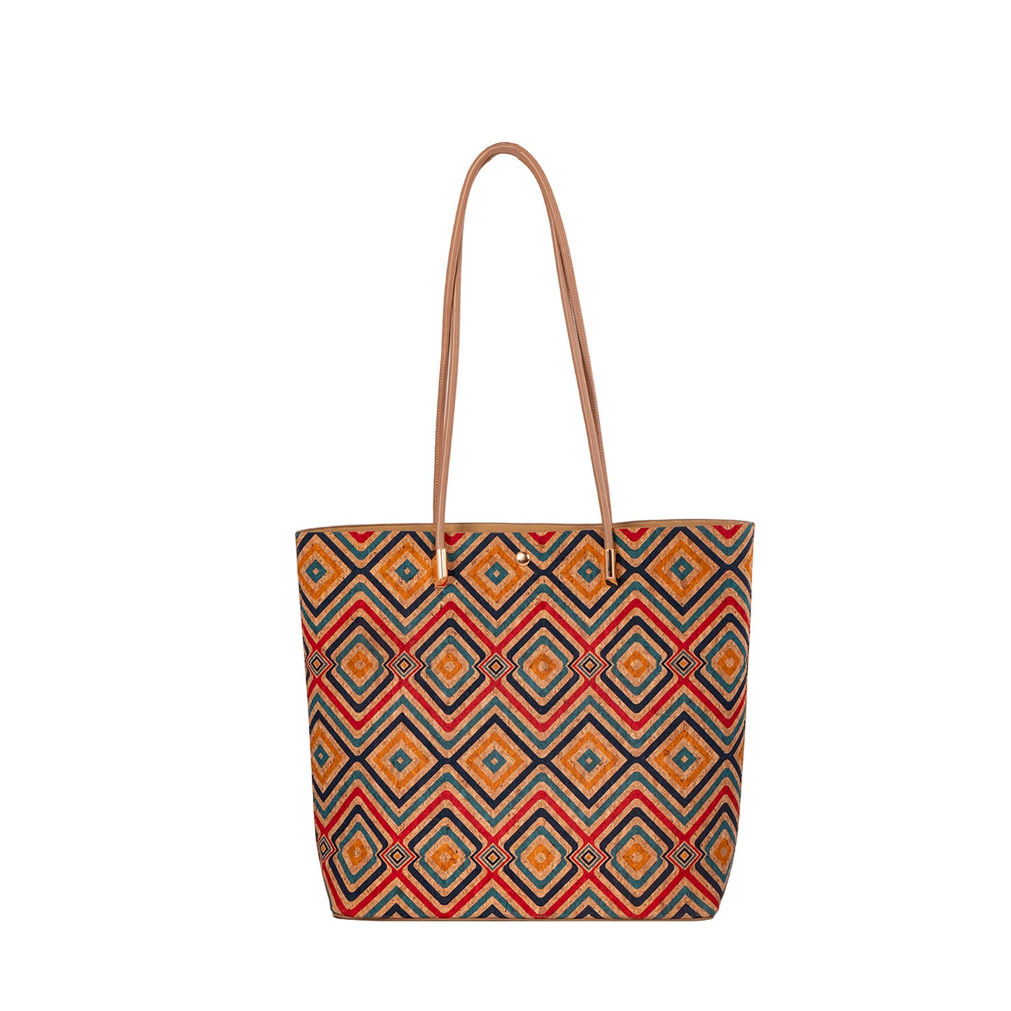 Women's Environmental Protection Bark Cork Wooden Lining Outside Bags