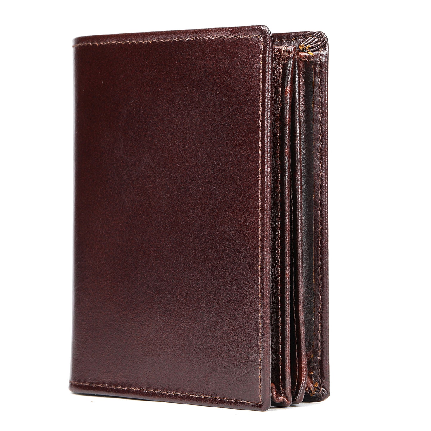 Men's Cowhide Swiping Short Horizontal Genuine Leather Retro Men's Wallets