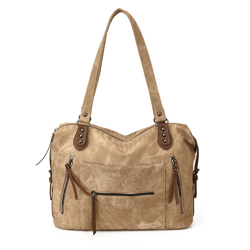 Female Niche Retro Large Capacity Underarm Stylish Women's Shoulder Bag