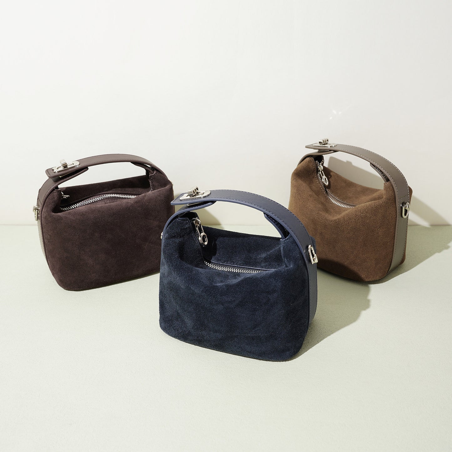 Solid Color Korean Style Simple Frosted Fashion Bags