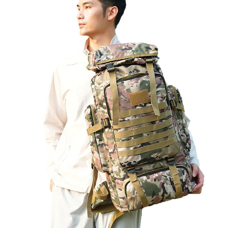 Capacity Waterproof Camouflage Hiking Leisure On Backpacks