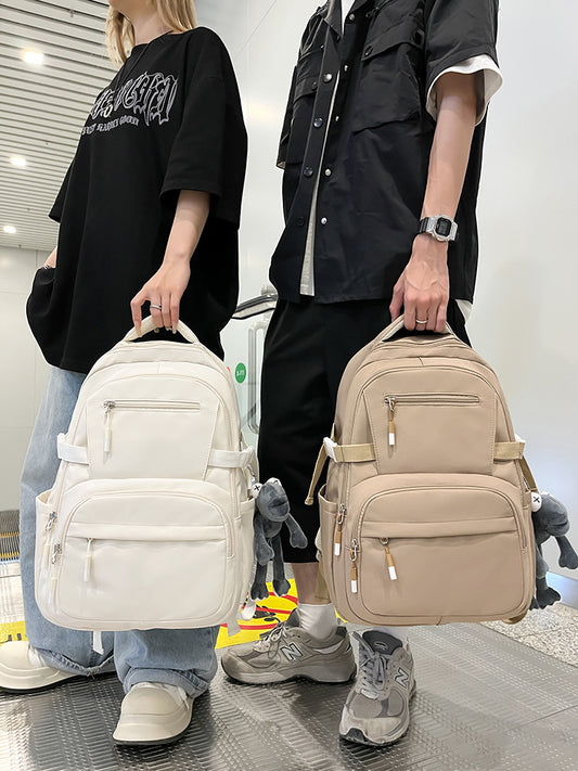 Women's & Men's Unisex Large Capacity Early High College Lightweight Business Backpack