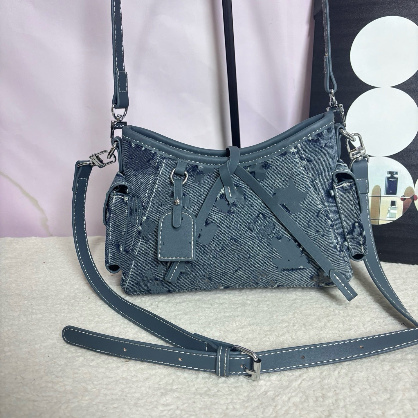 Women's Denim Large Capacity Commuting Fashion Underarm Women's Messenger Bag