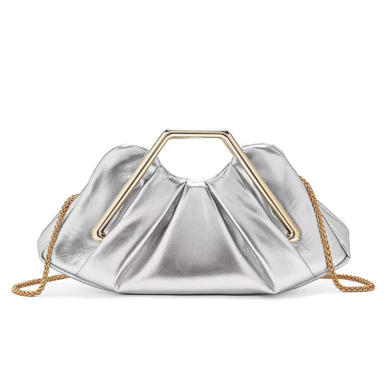 Women's Soft Leather Niche Cloud Party Senior Bags