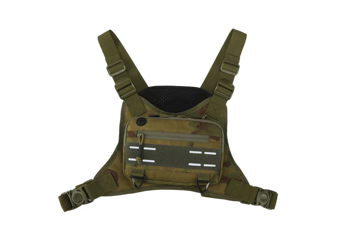 Men's Tactics Training Running Function Vest Military Men's Chest Bag