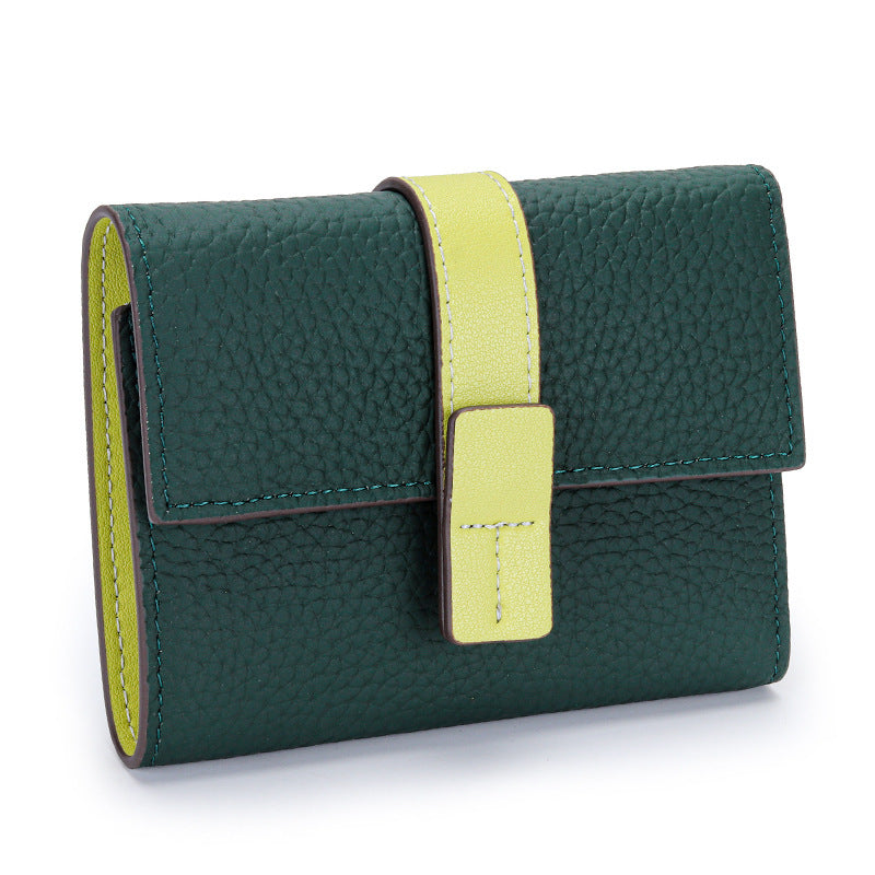 Women's Trifold Large Capacity Zipper Pocket Fashion Ladies Wallet