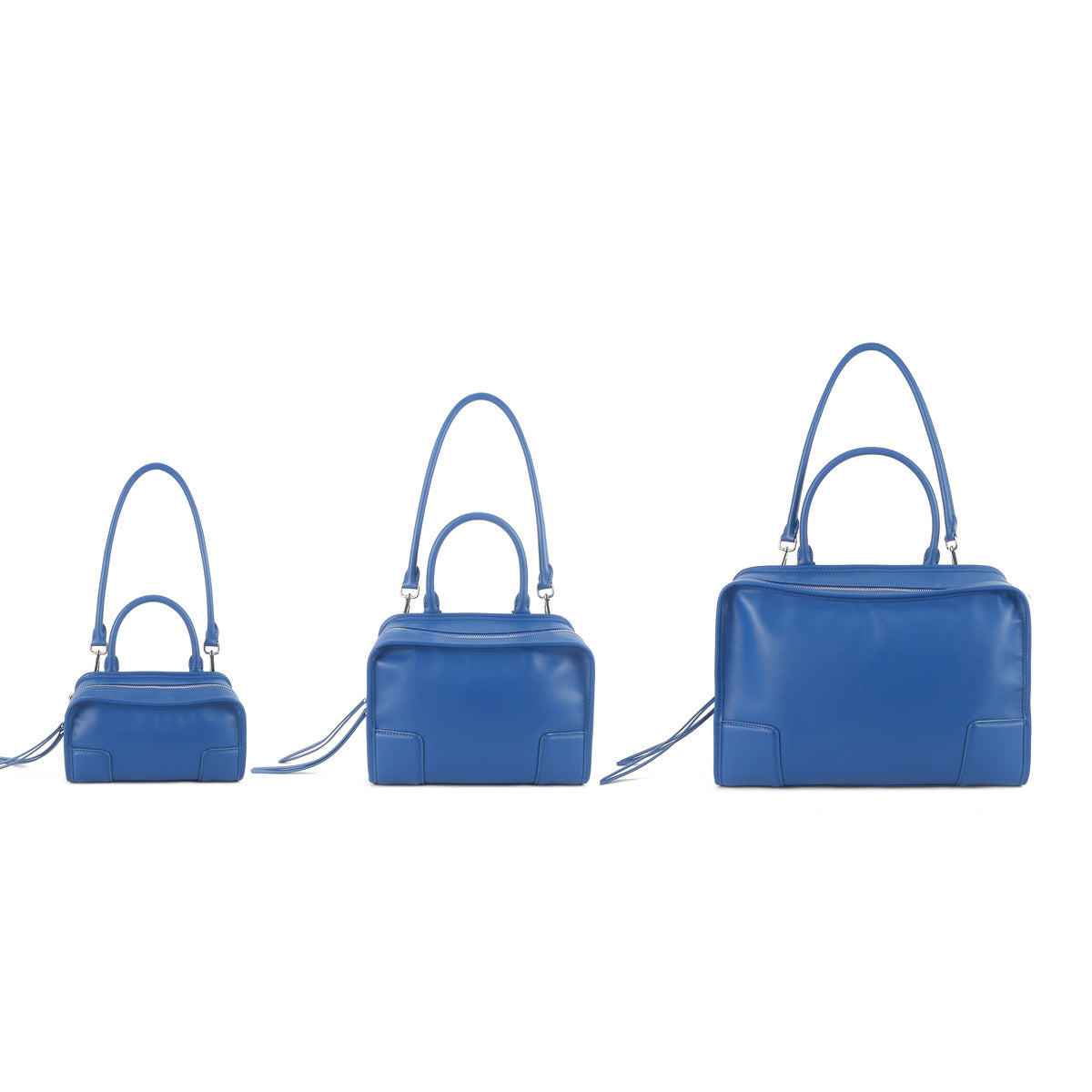 Women's Cowhide Suede Stitching Large Capacity Genuine Handbags