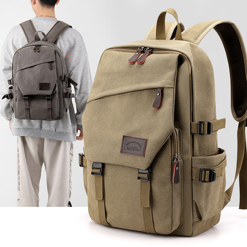 Women's & Men's Large Capacity For Canvas Retro Junior Backpacks