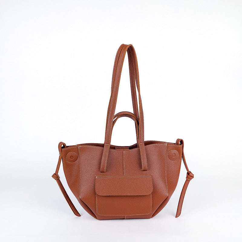 Portable French Popular Minority Fashion Large Capacity Versatile Commuter Lady Women's Shoulder Bag